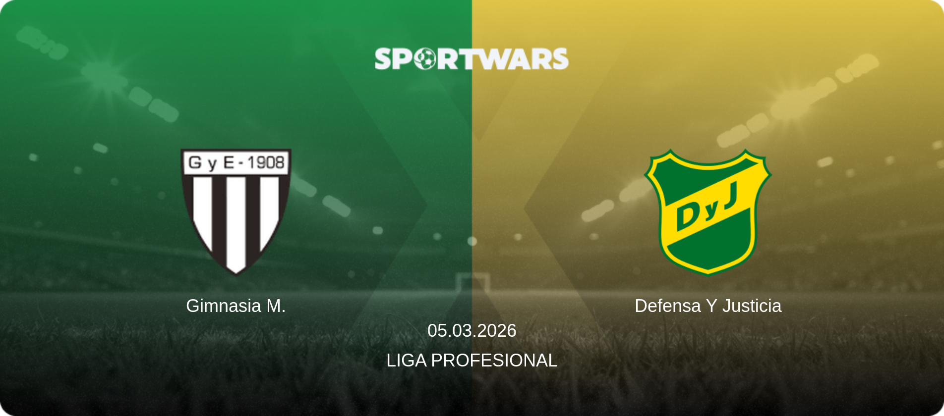 Gimnasia M. — Defensa Y Justicia, 05.03.2026 — Liga Profesional (match preview)