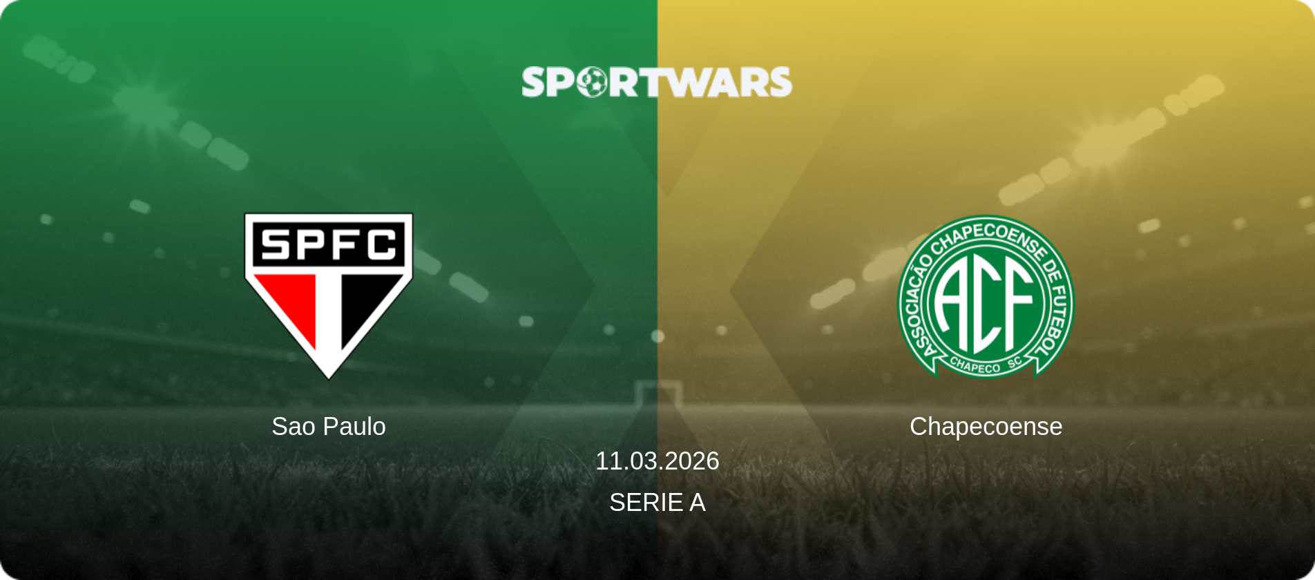 Sao Paulo — Chapecoense, 11.03.2026 — Serie A (match preview)
