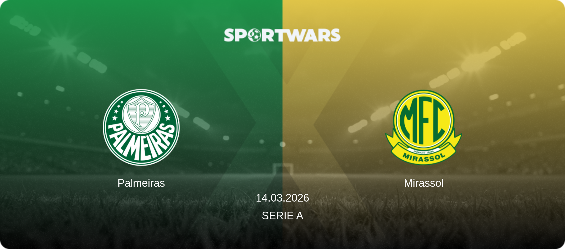 Palmeiras — Mirassol, 14.03.2026 — Serie A (match preview)