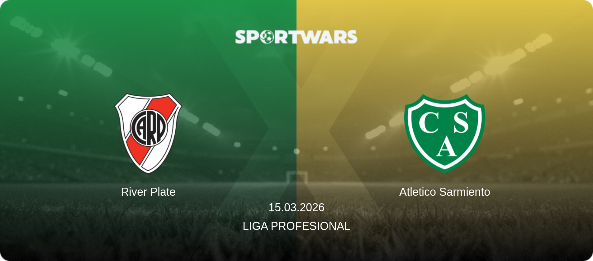 River Plate — Atletico Sarmiento, 15.03.2026 — Liga Profesional (match preview)