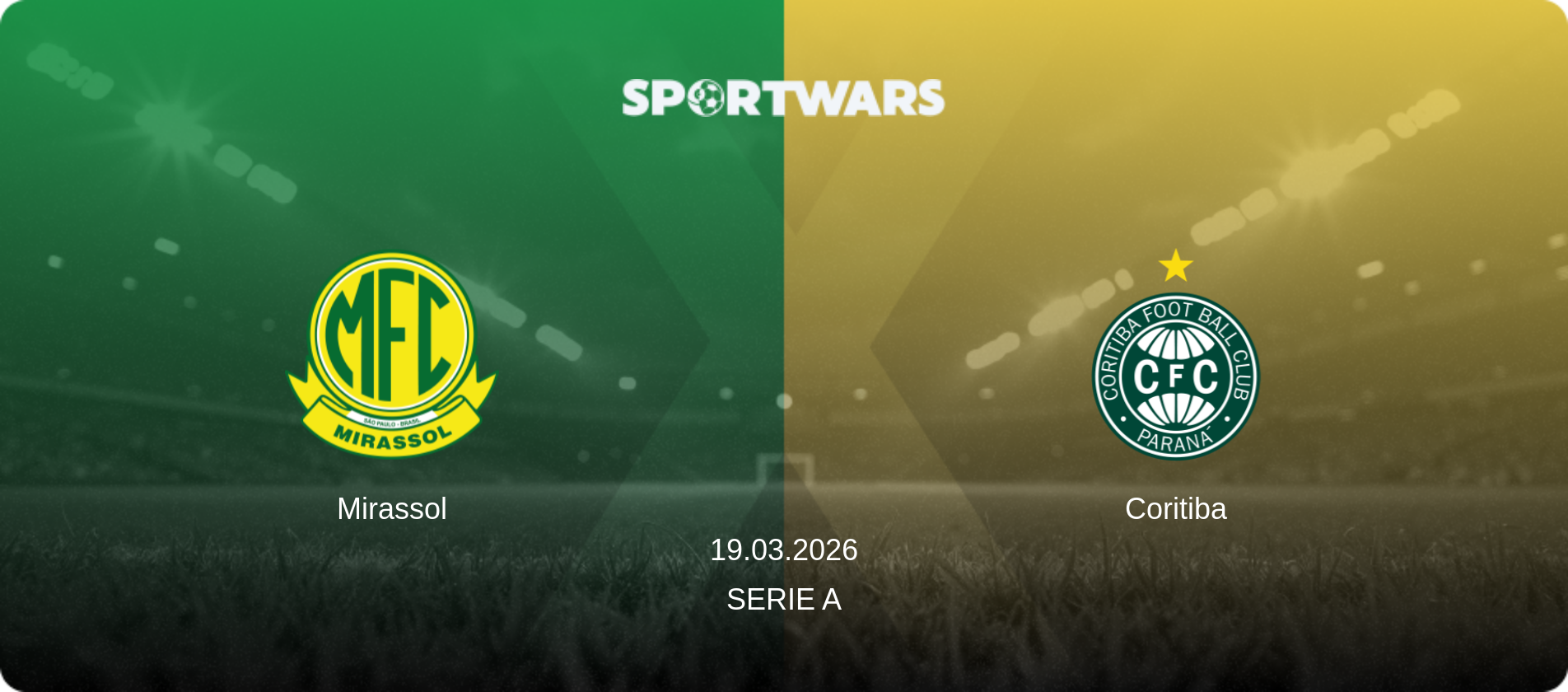 Mirassol — Coritiba, 19.03.2026 — Serie A (match preview)