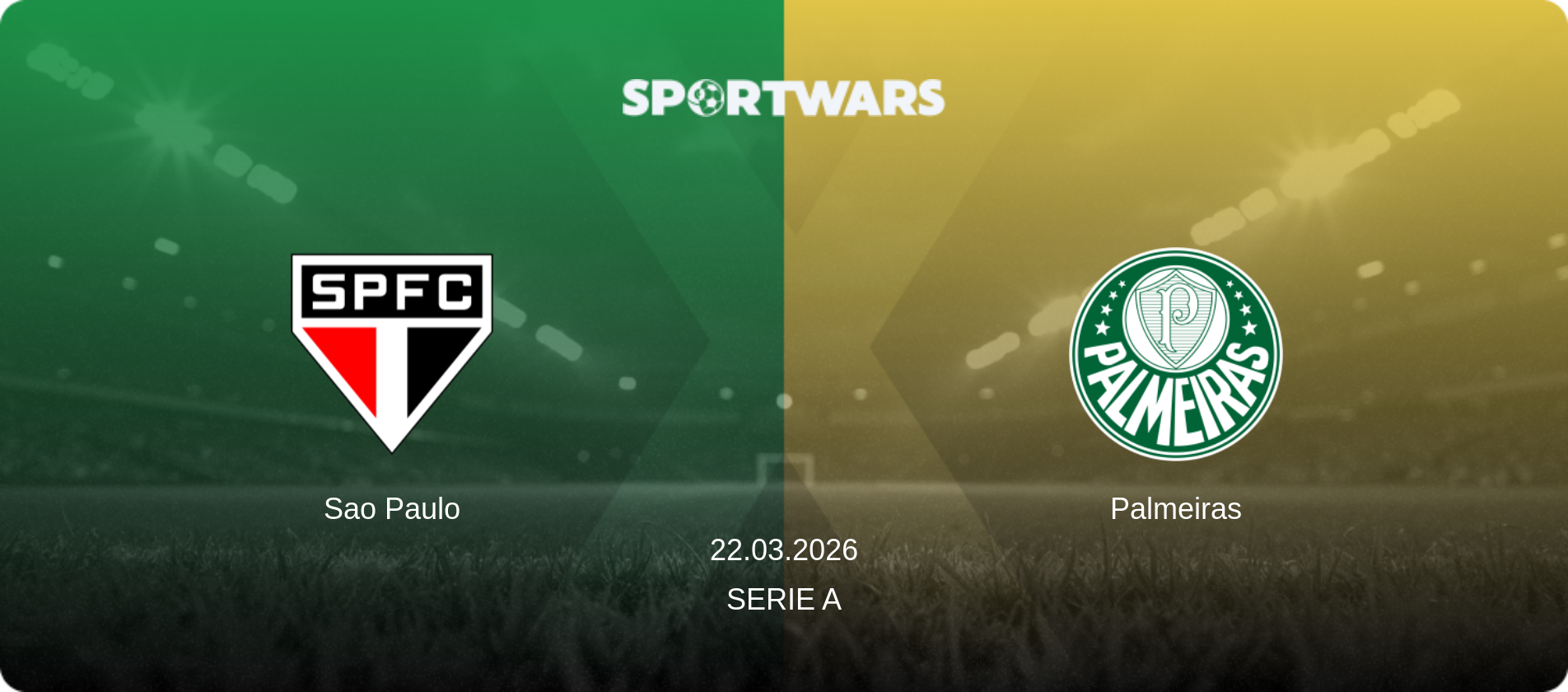 Sao Paulo — Palmeiras, 22.03.2026 — Serie A (match preview)