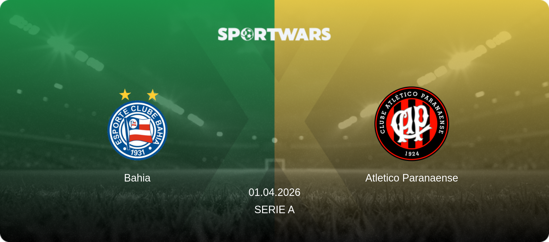 Bahia — Atletico Paranaense, 01.04.2026 — Serie A (match preview)