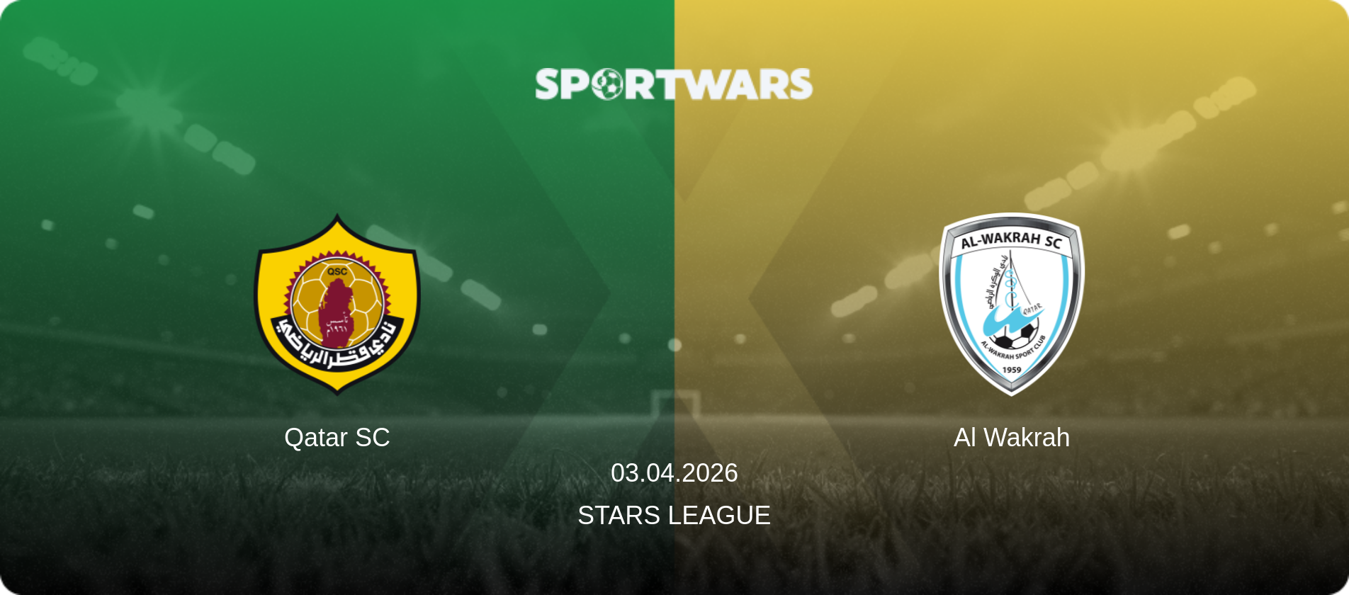 Qatar SC — Al Wakrah, 03.04.2026 — Stars League (match preview)