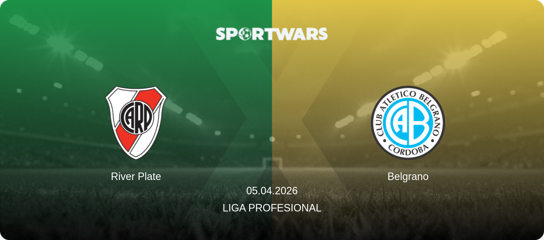 River Plate — Belgrano, 05.04.2026 — Liga Profesional (match preview)