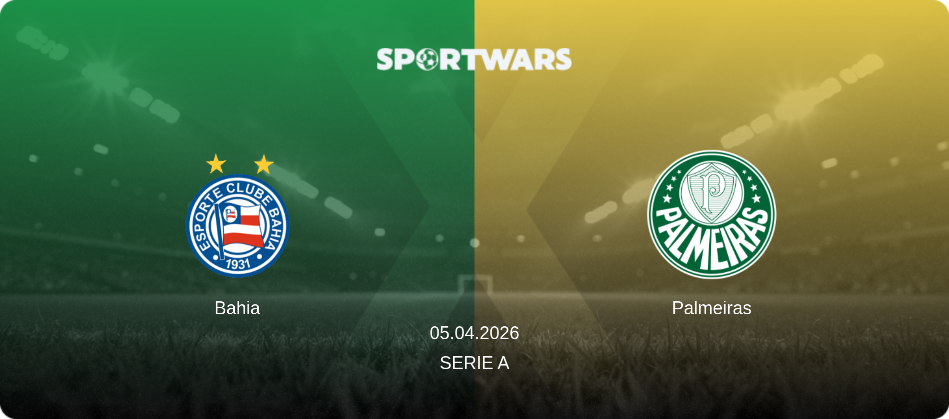 Bahia — Palmeiras, 05.04.2026 — Serie A (match preview)