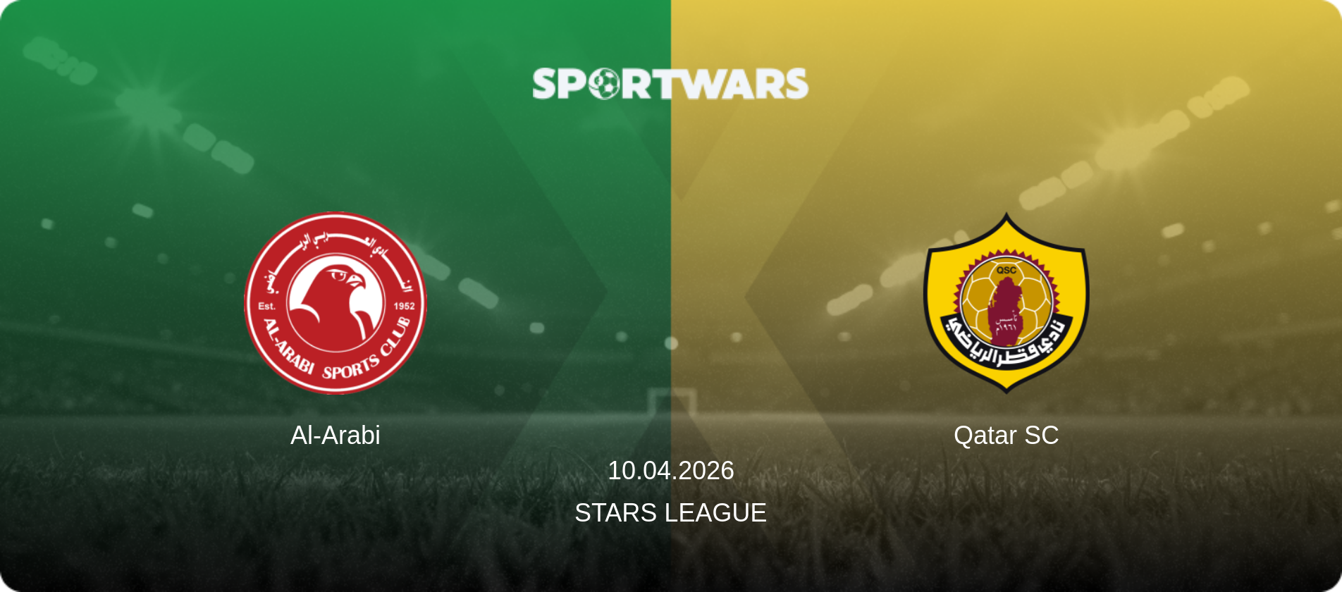 Al-Arabi — Qatar SC, 10.04.2026 — Stars League (match preview)