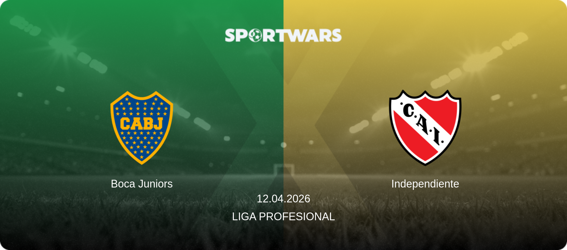 Boca Juniors — Independiente, 12.04.2026 — Liga Profesional (match preview)
