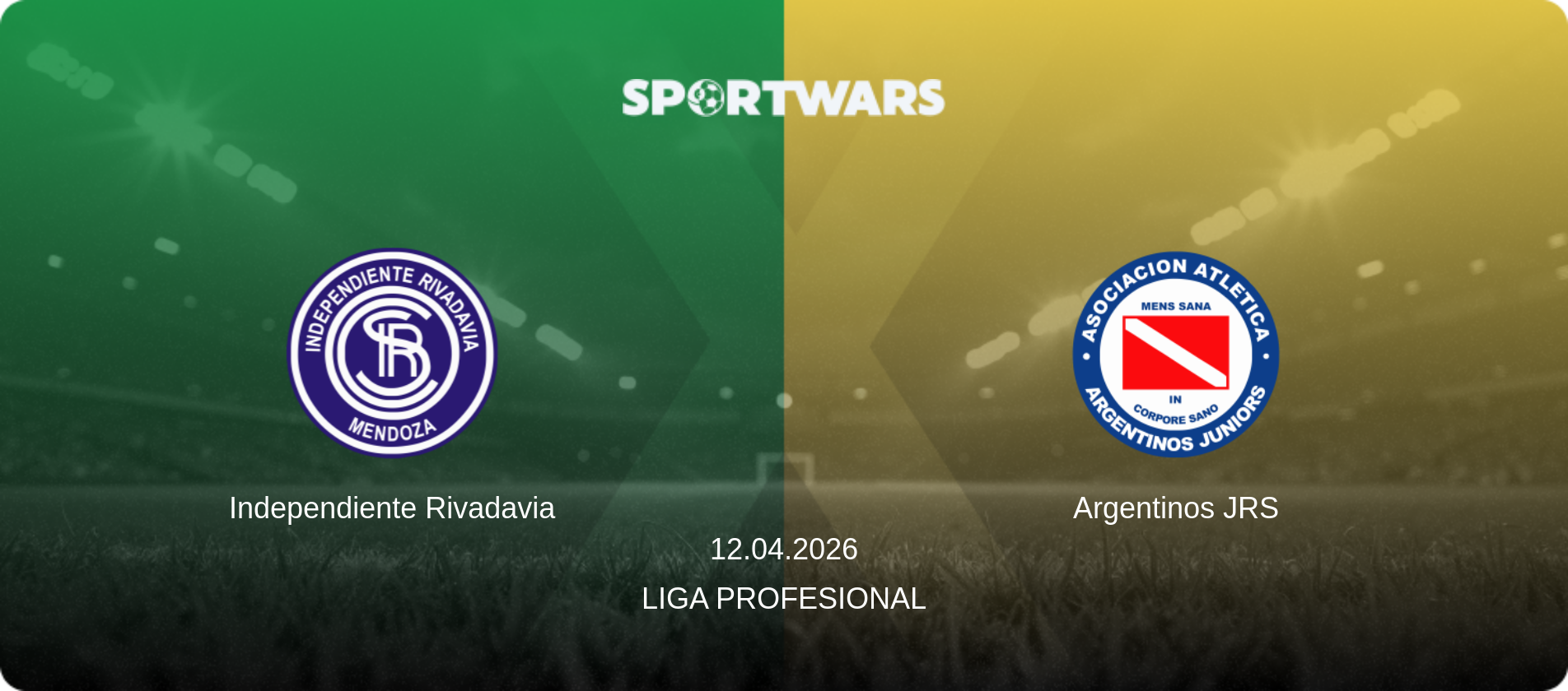 Independiente Rivadavia — Argentinos JRS, 12.04.2026 — Liga Profesional (match preview)