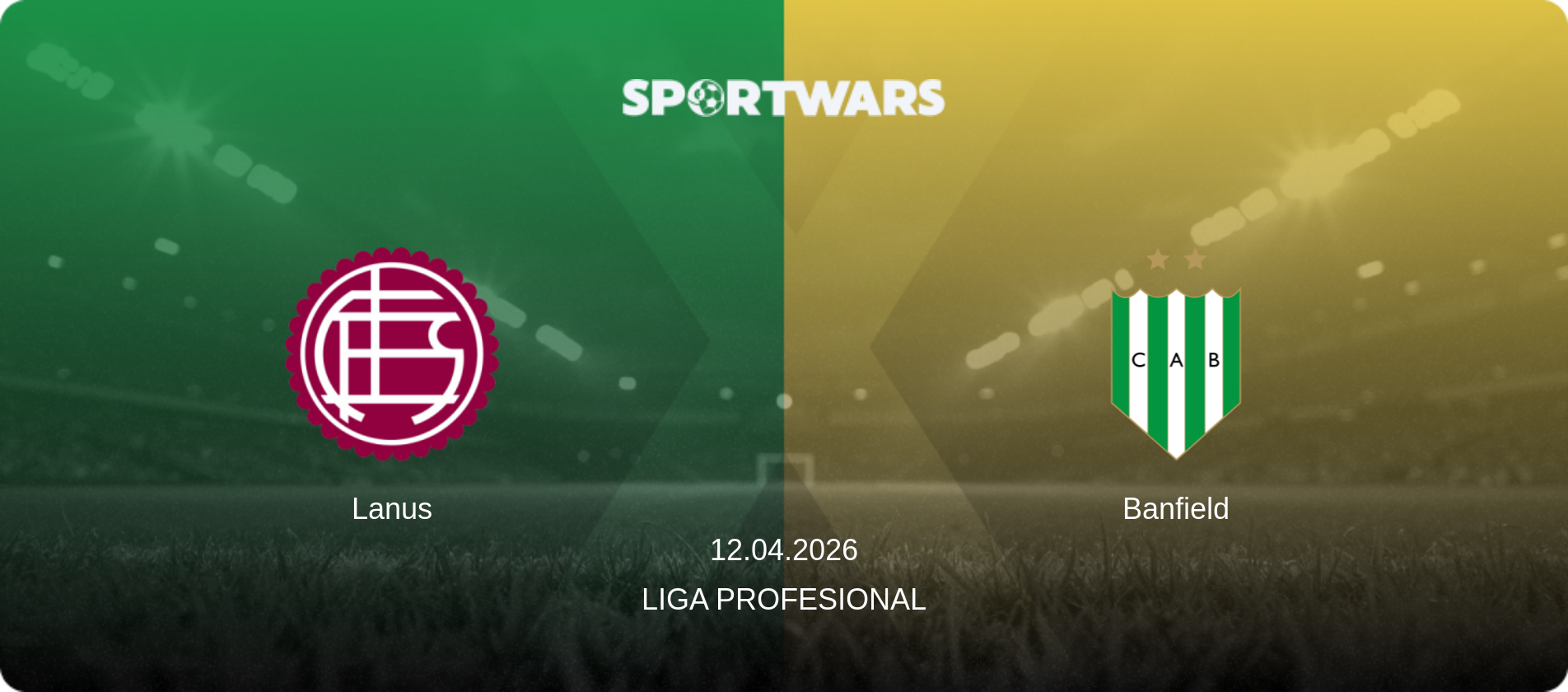 Lanus — Banfield, 12.04.2026 — Liga Profesional (match preview)