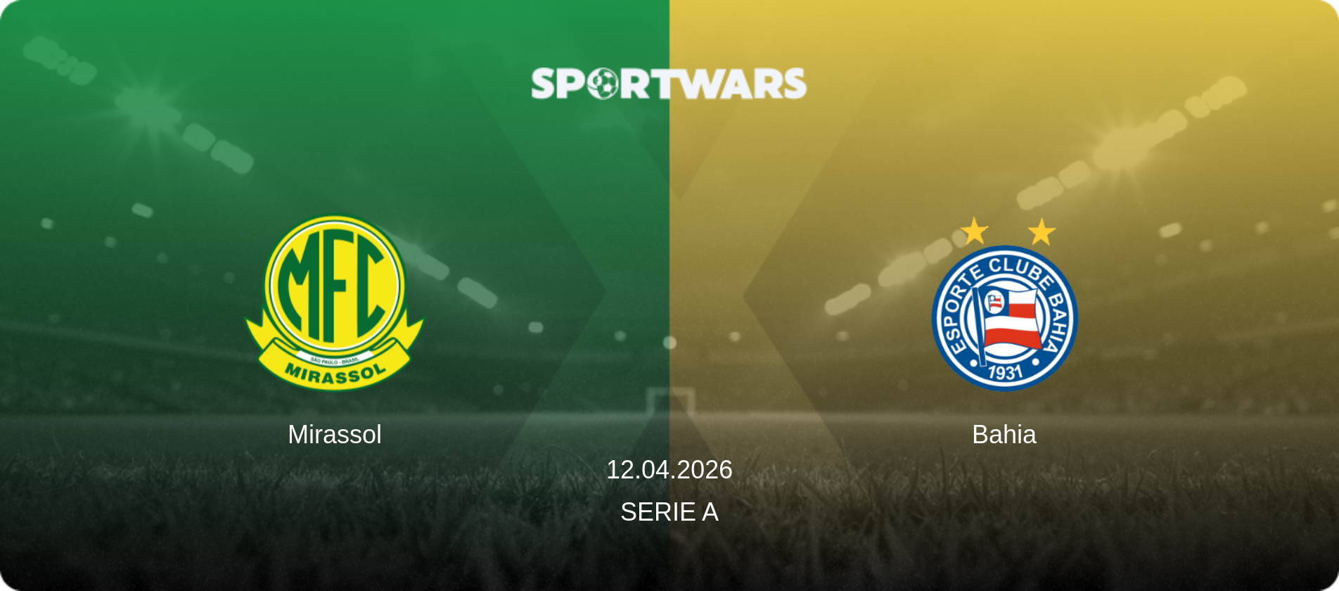 Mirassol — Bahia, 12.04.2026 — Serie A (match preview)
