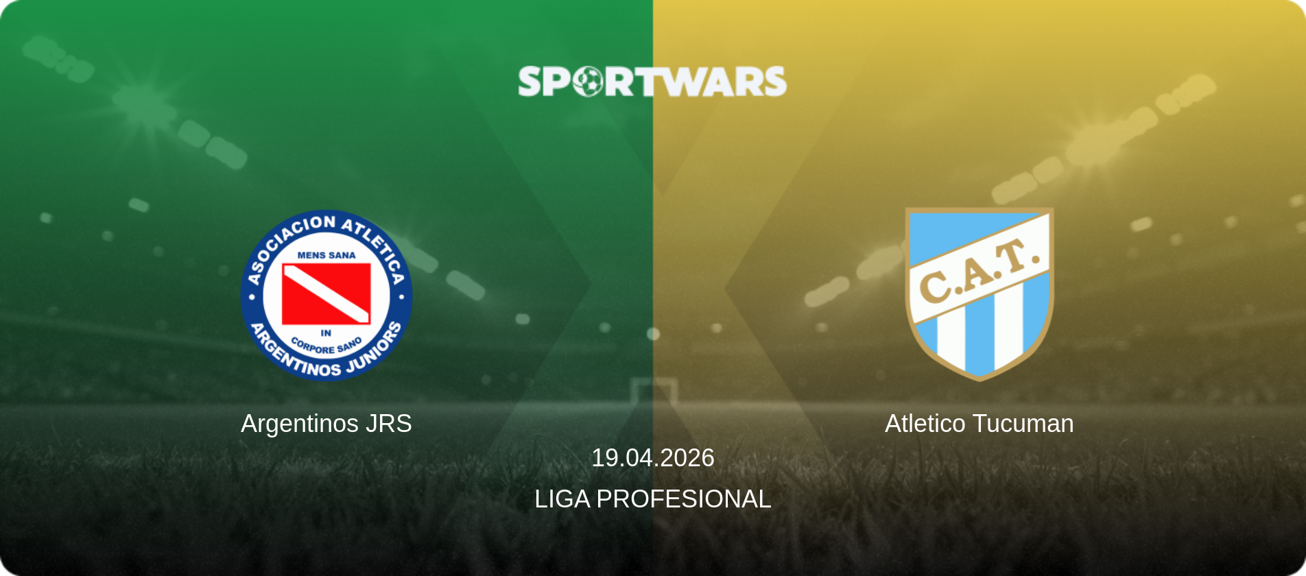 Argentinos JRS — Atletico Tucuman, 19.04.2026 — Liga Profesional (match preview)
