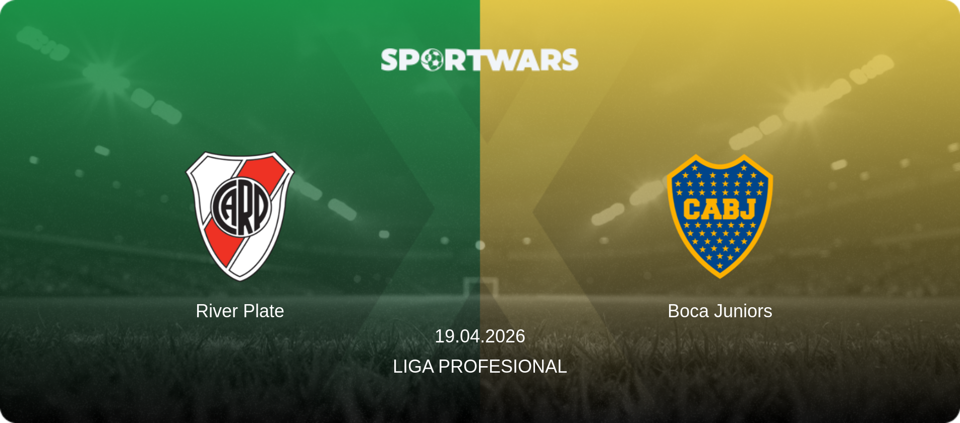 River Plate — Boca Juniors, 19.04.2026 — Liga Profesional (match preview)