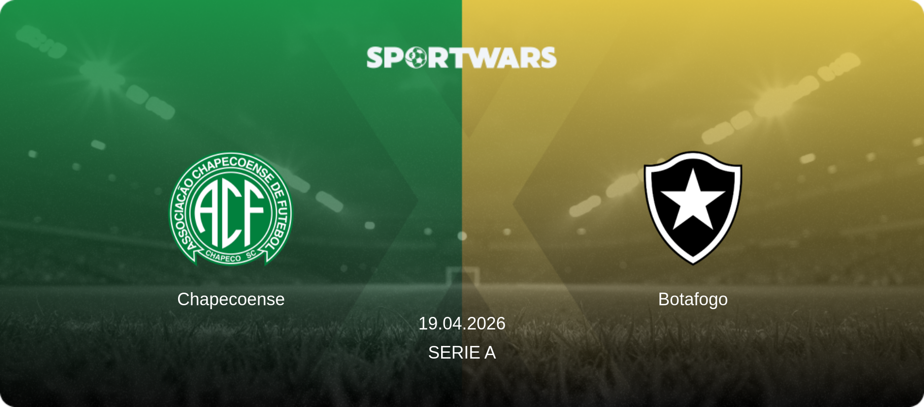 Chapecoense — Botafogo, 19.04.2026 — Serie A (match preview)