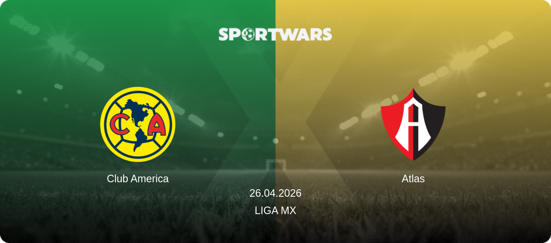 Club America — Atlas, 26.04.2026 — Liga MX (match preview)