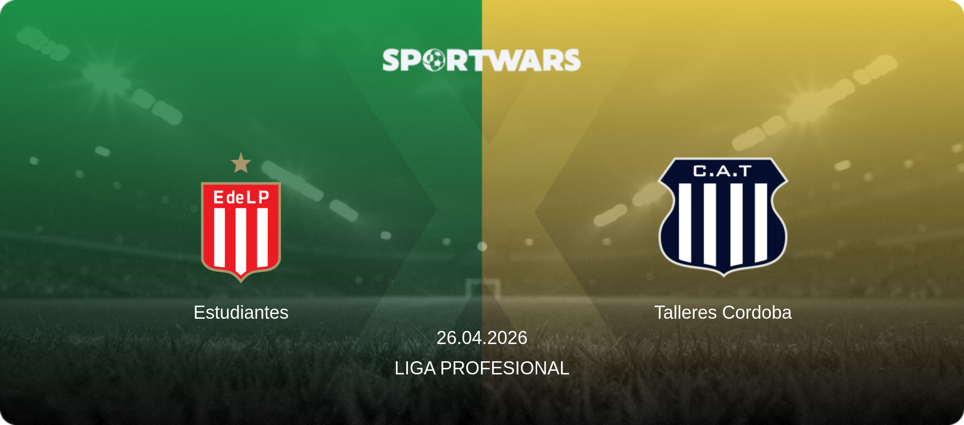 Estudiantes — Talleres Cordoba, 26.04.2026 — Liga Profesional (match preview)