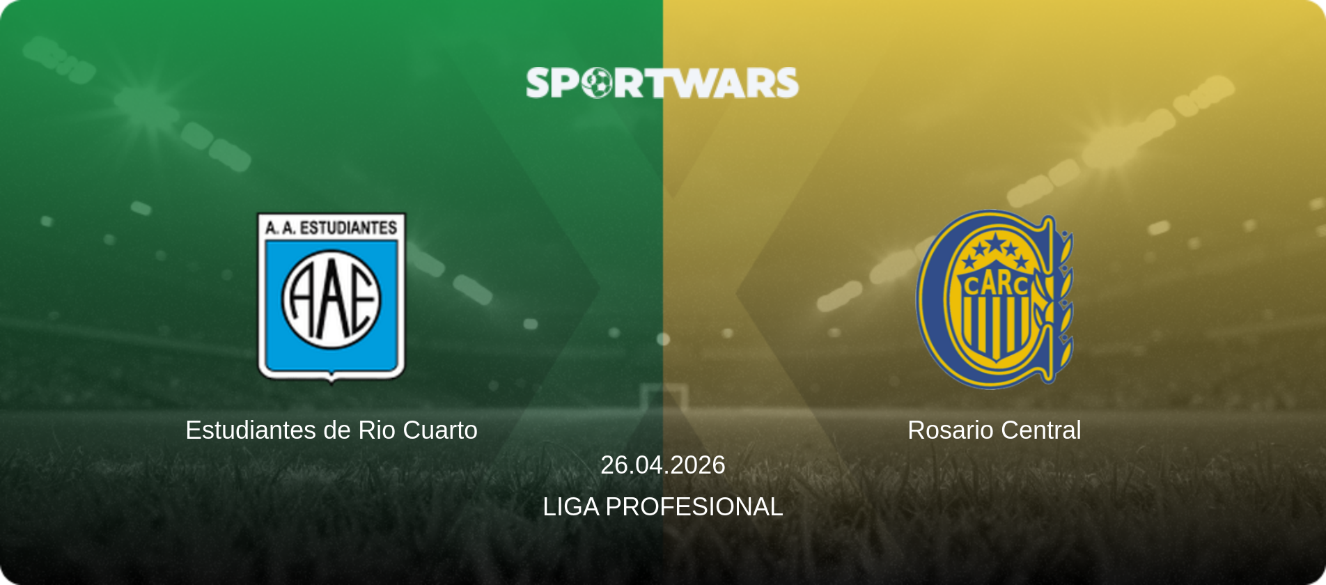 Estudiantes de Rio Cuarto — Rosario Central, 26.04.2026 — Liga Profesional (match preview)