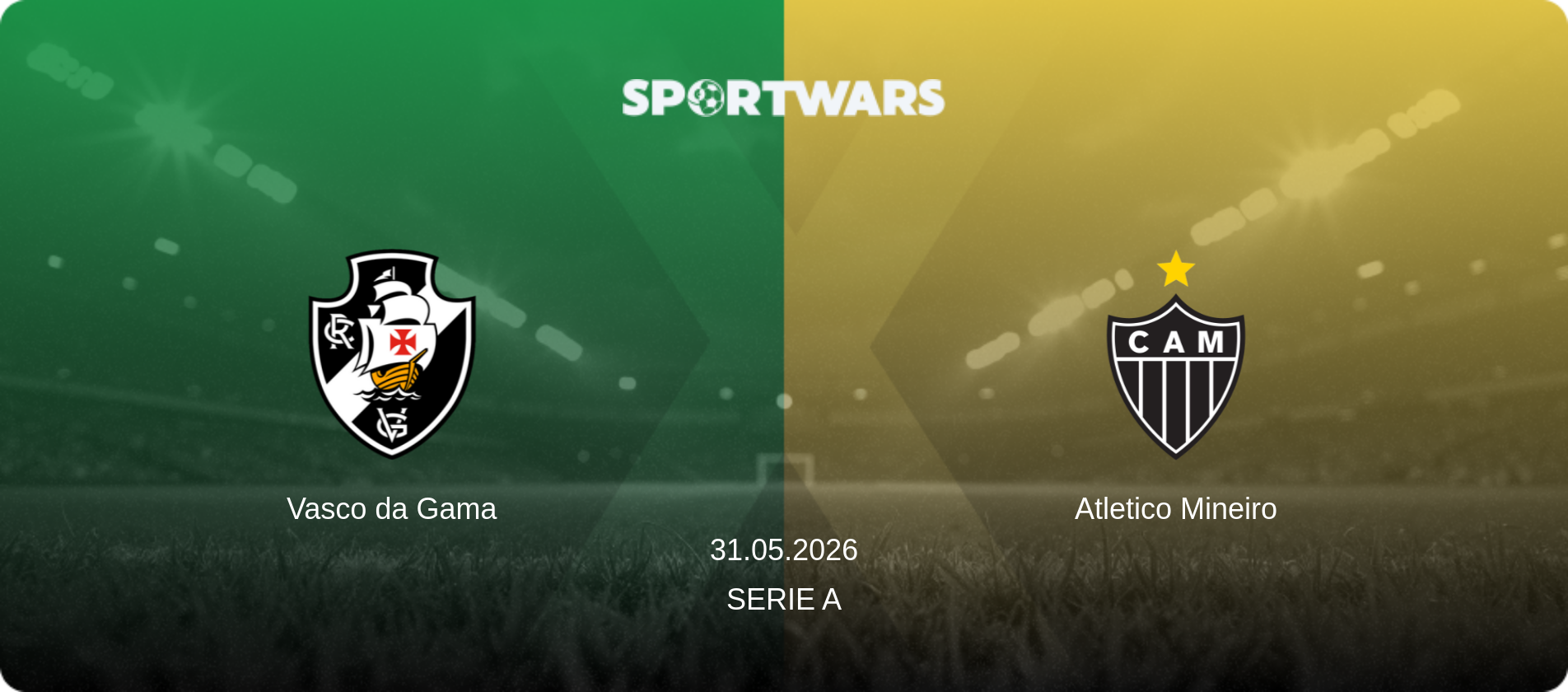 Vasco da Gama — Atletico Mineiro, 31.05.2026 — Serie A (match preview)