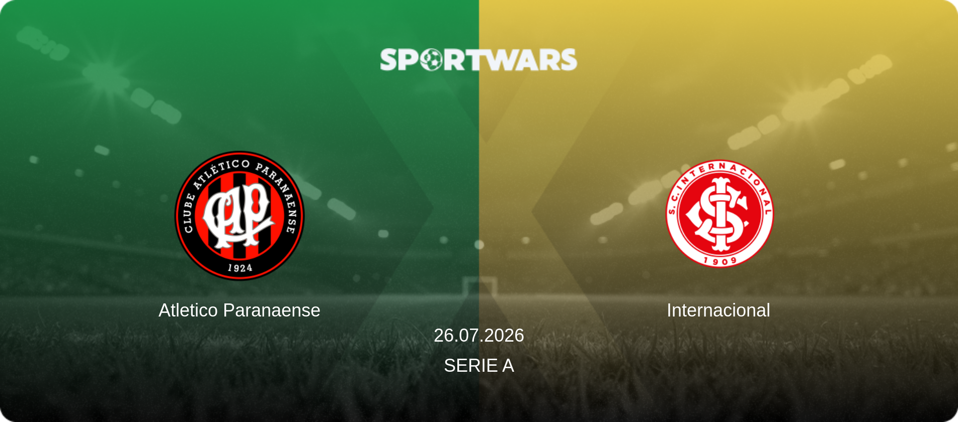 Atletico Paranaense — Internacional, 26.07.2026 — Serie A (match preview)