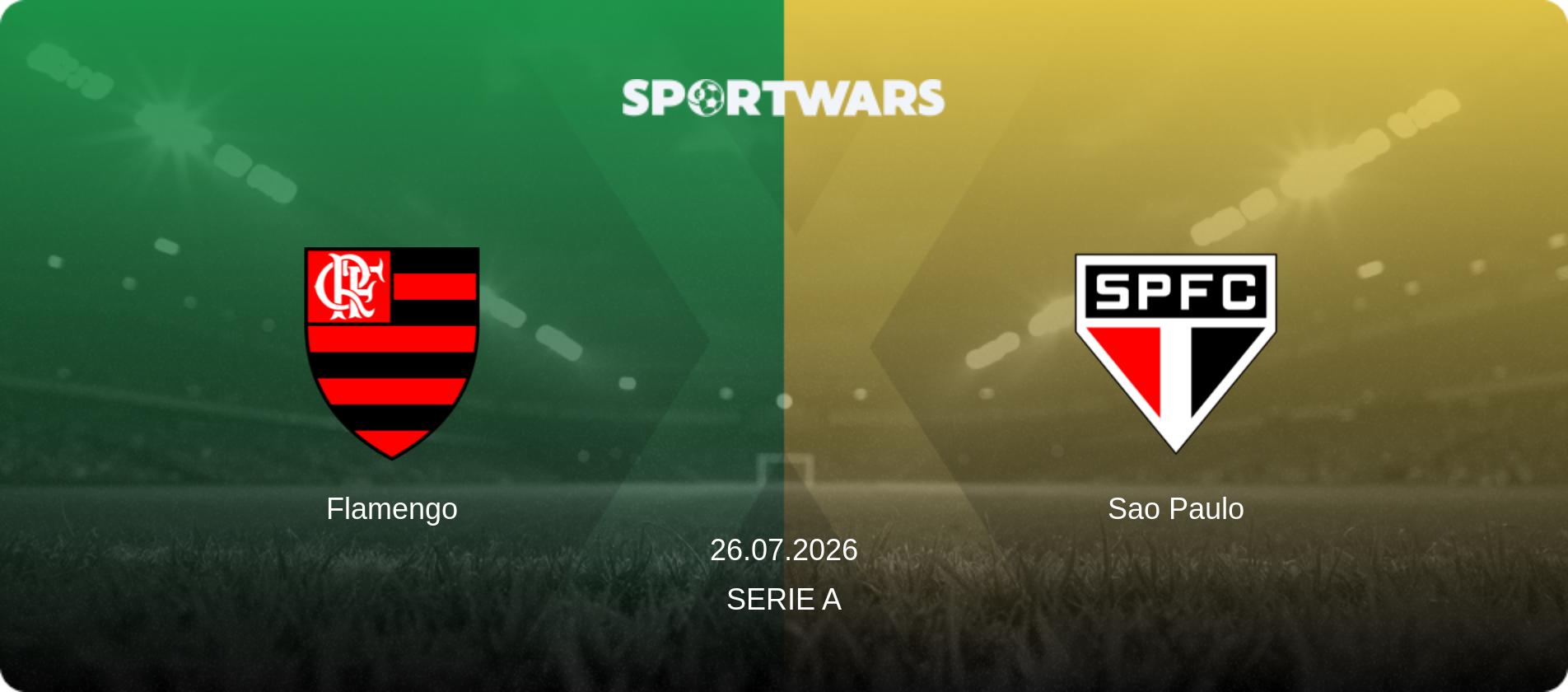 Flamengo — Sao Paulo, 26.07.2026 — Serie A (match preview)