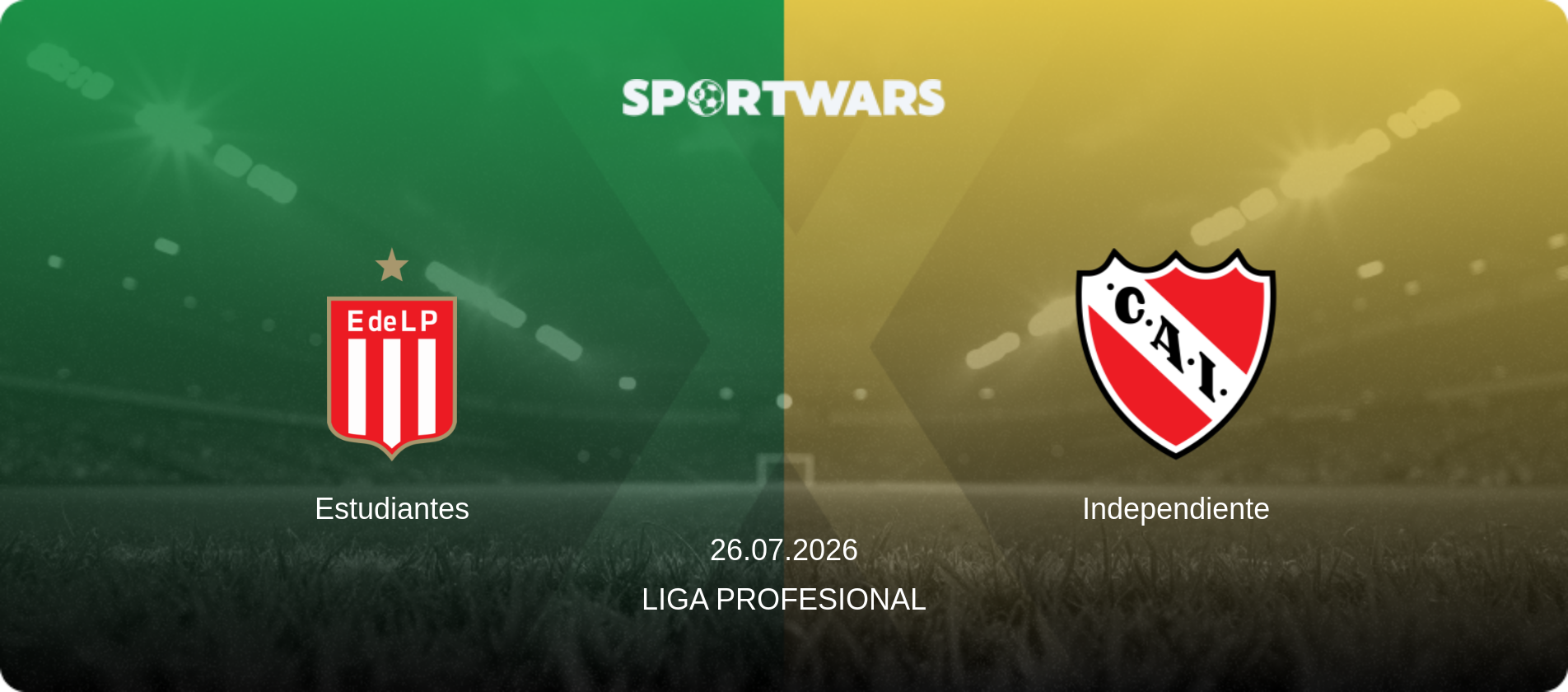 Estudiantes — Independiente, 26.07.2026 — Liga Profesional (match preview)