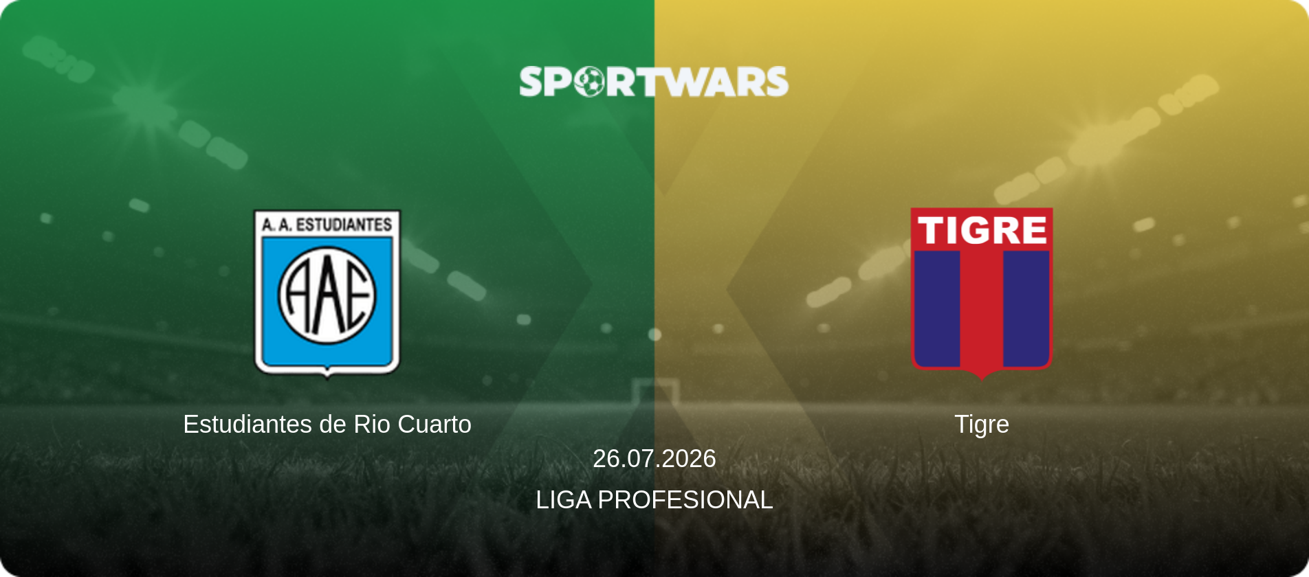 Estudiantes de Rio Cuarto — Tigre, 26.07.2026 — Liga Profesional (match preview)