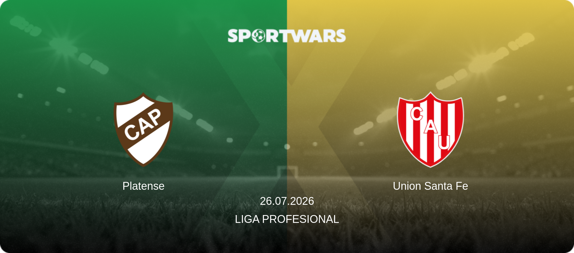 Platense — Union Santa Fe, 26.07.2026 — Liga Profesional (match preview)