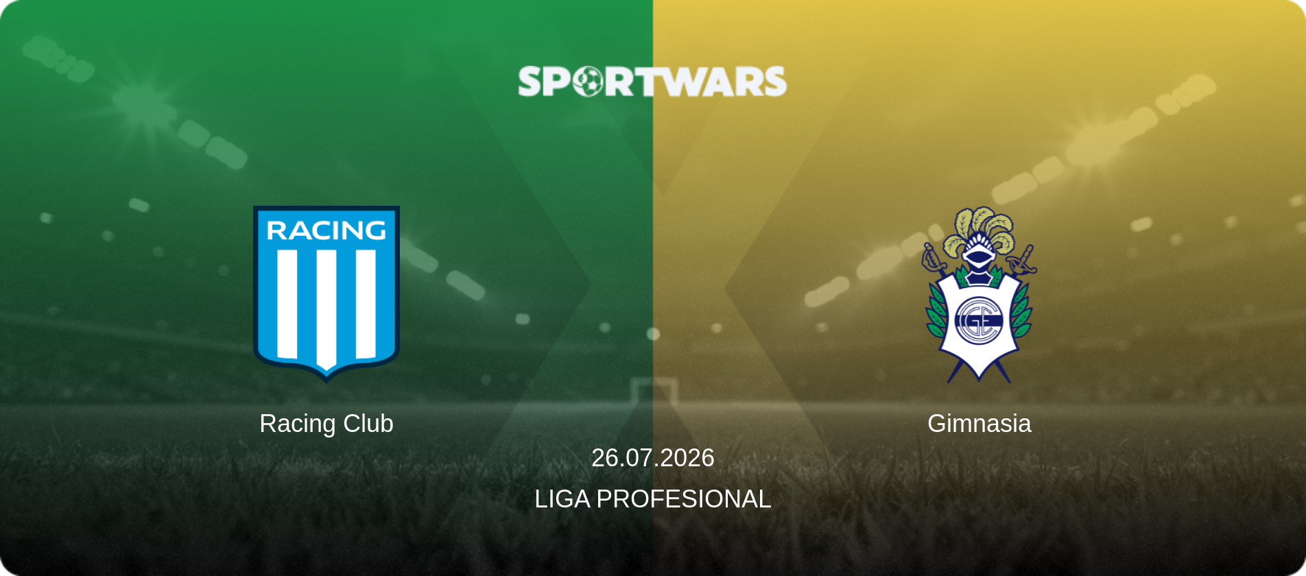 Racing Club — Gimnasia, 26.07.2026 — Liga Profesional (match preview)