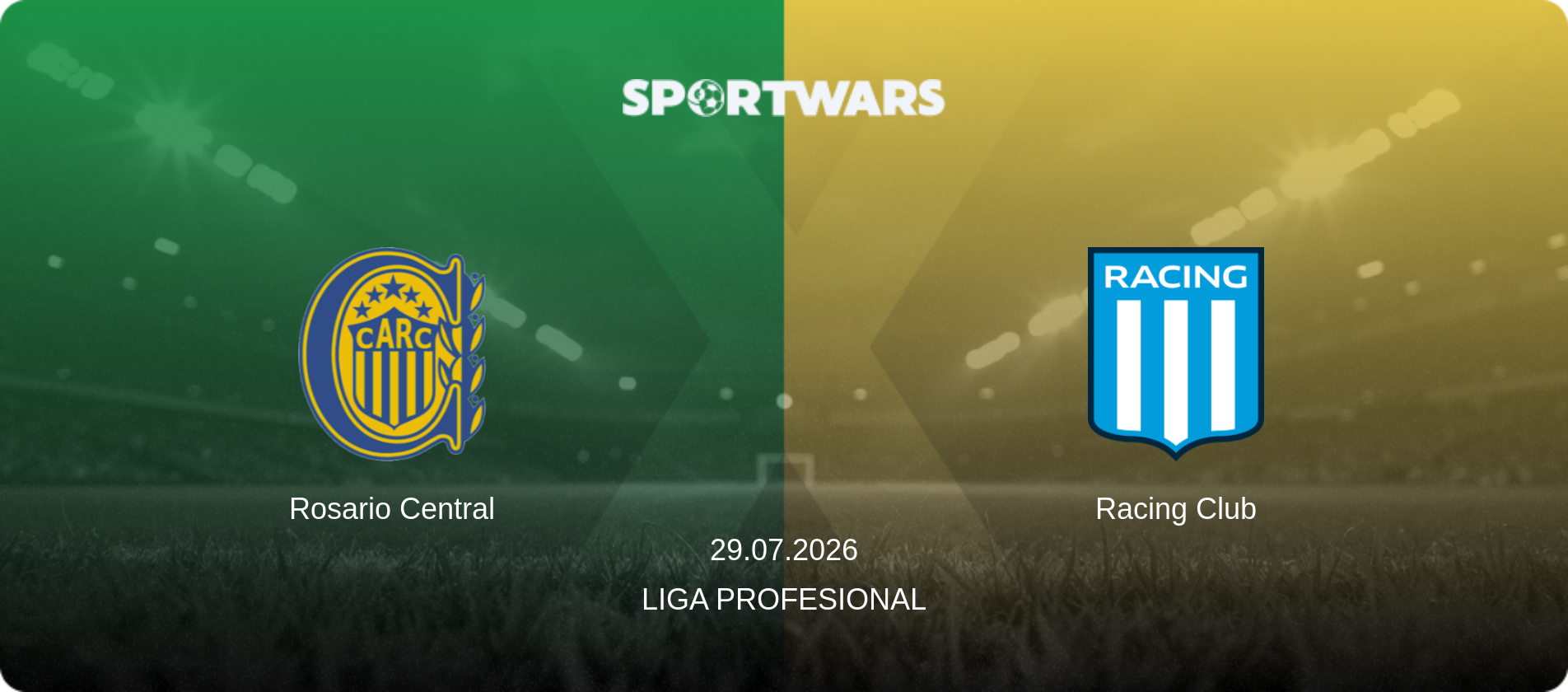 Rosario Central — Racing Club, 29.07.2026 — Liga Profesional (match preview)