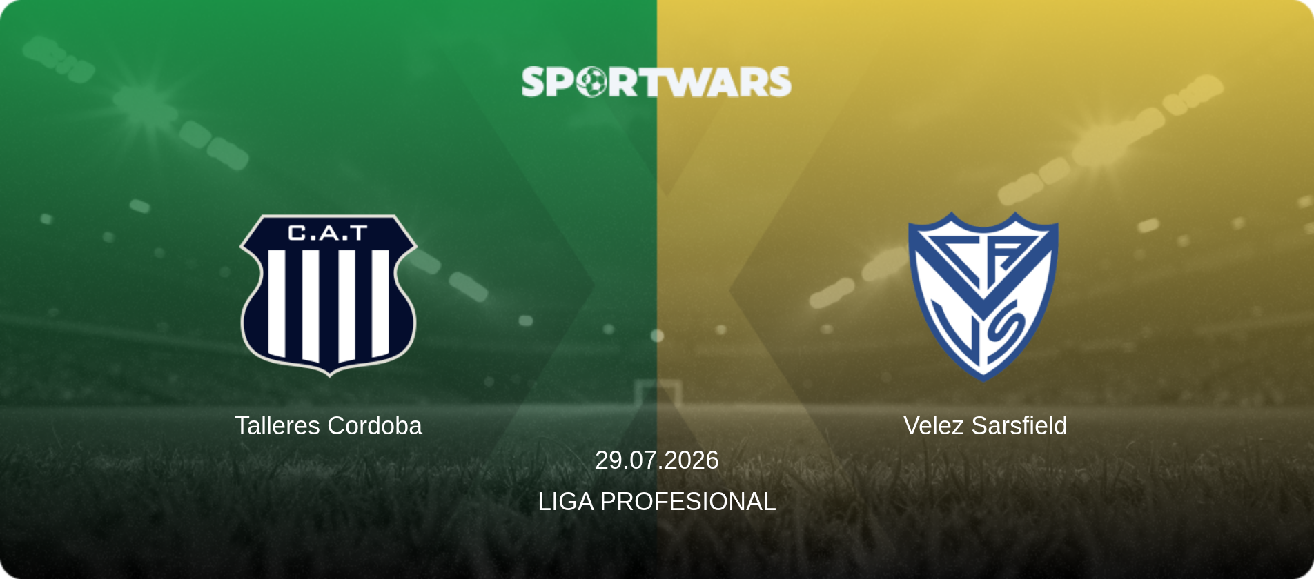 Talleres Cordoba — Velez Sarsfield, 29.07.2026 — Liga Profesional (match preview)