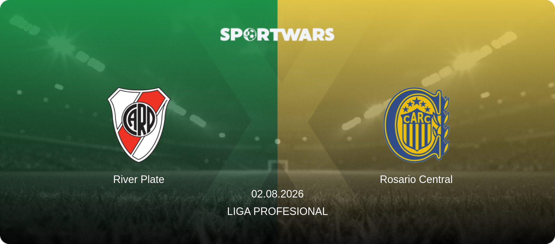 River Plate — Rosario Central, 02.08.2026 — Liga Profesional (match preview)