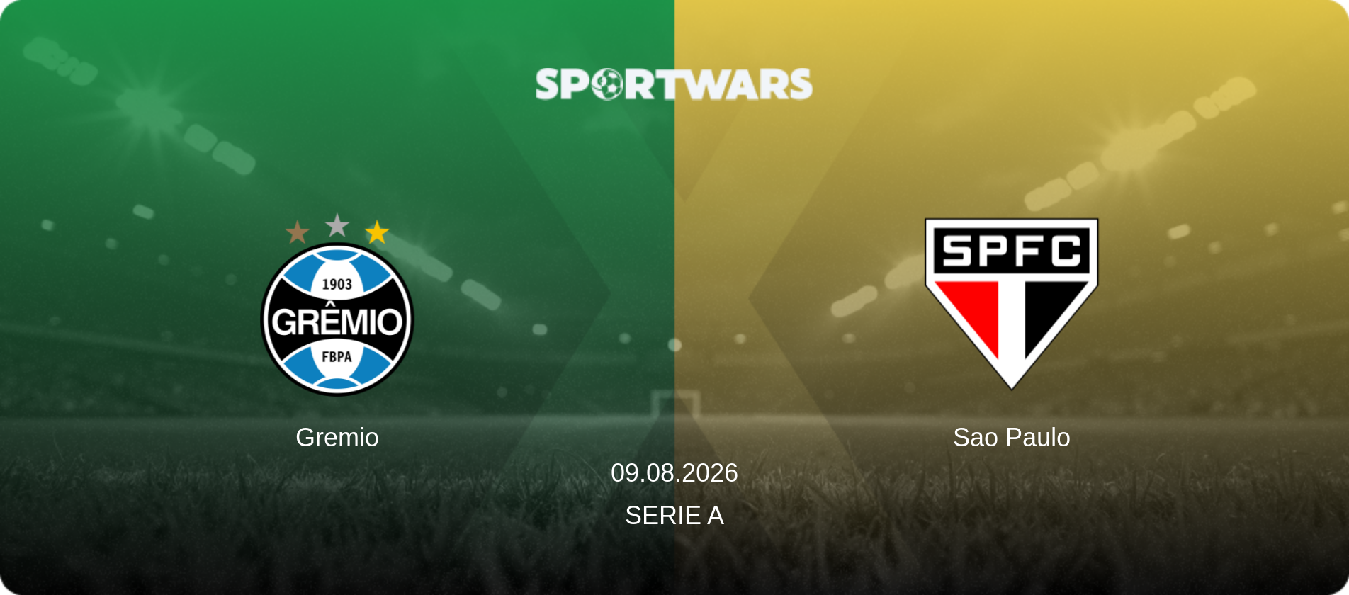 Gremio — Sao Paulo, 09.08.2026 — Serie A (match preview)