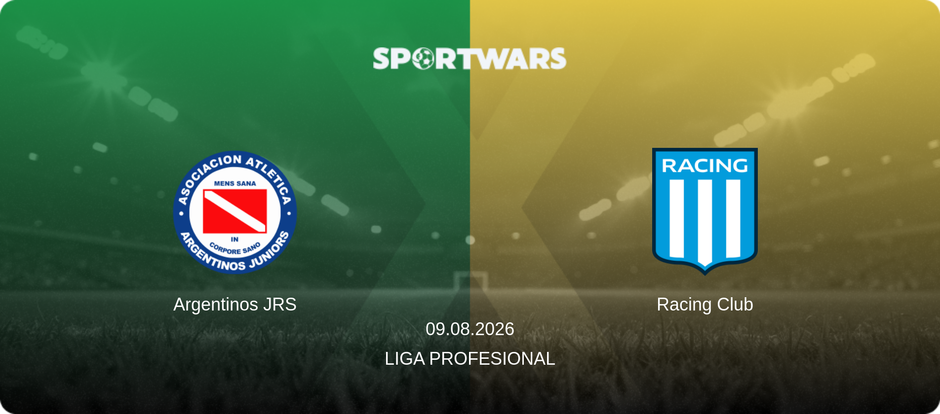 Argentinos JRS — Racing Club, 09.08.2026 — Liga Profesional (match preview)