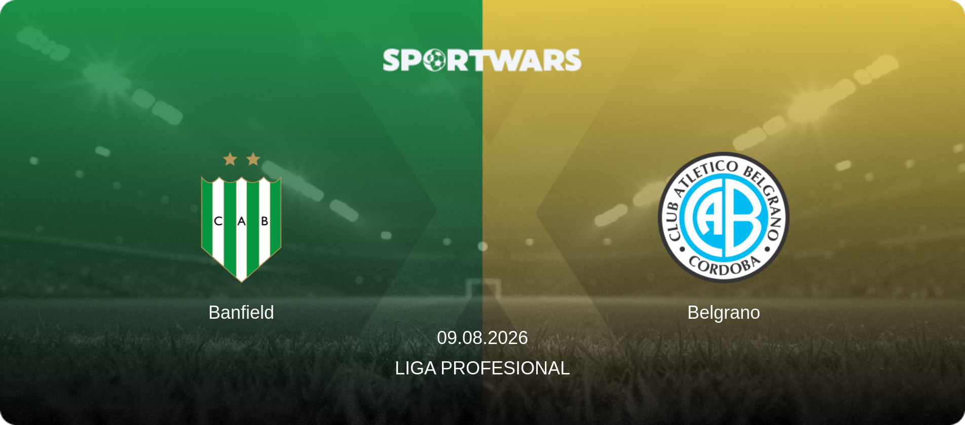 Banfield — Belgrano, 09.08.2026 — Liga Profesional (match preview)