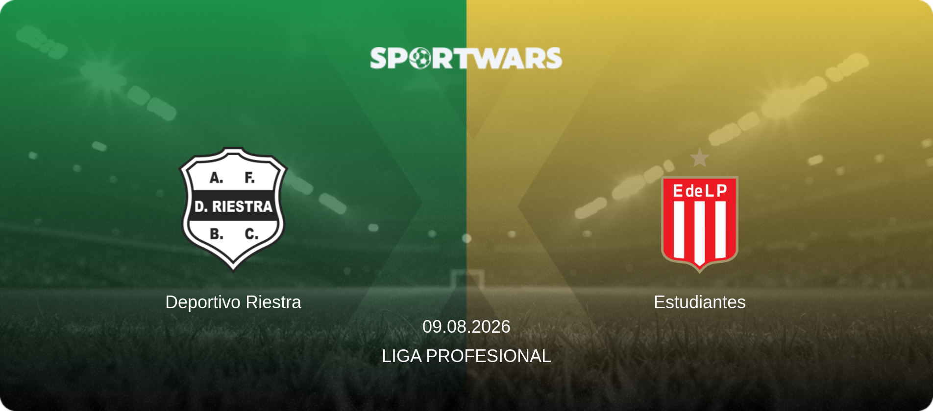 Deportivo Riestra — Estudiantes, 09.08.2026 — Liga Profesional (match preview)