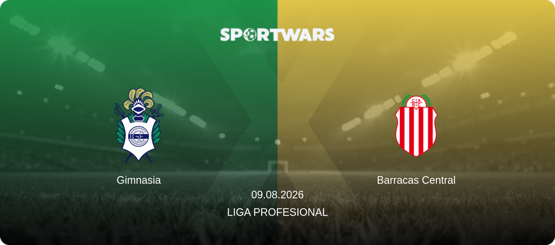 Gimnasia — Barracas Central, 09.08.2026 — Liga Profesional (match preview)