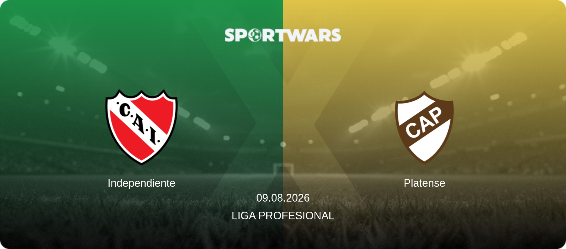 Independiente — Platense, 09.08.2026 — Liga Profesional (match preview)