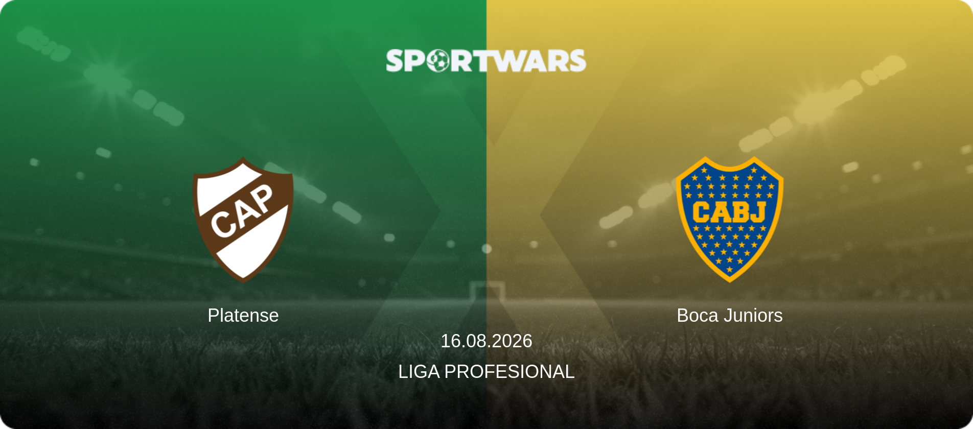 Platense — Boca Juniors, 16.08.2026 — Liga Profesional (match preview)