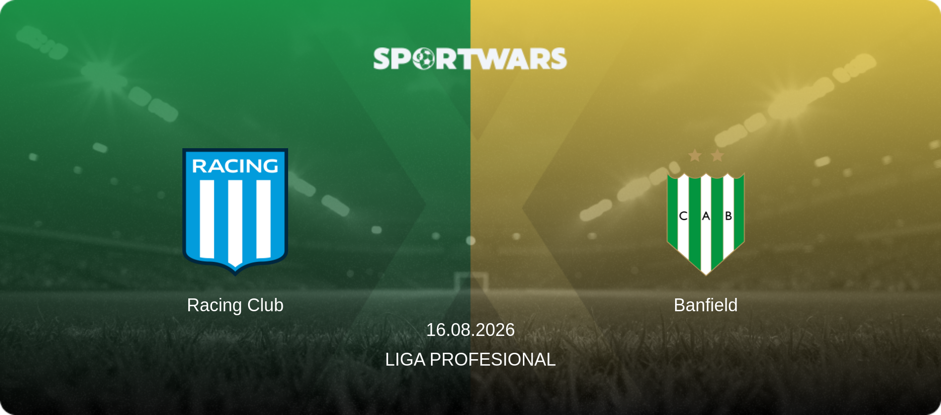 Racing Club — Banfield, 16.08.2026 — Liga Profesional (match preview)