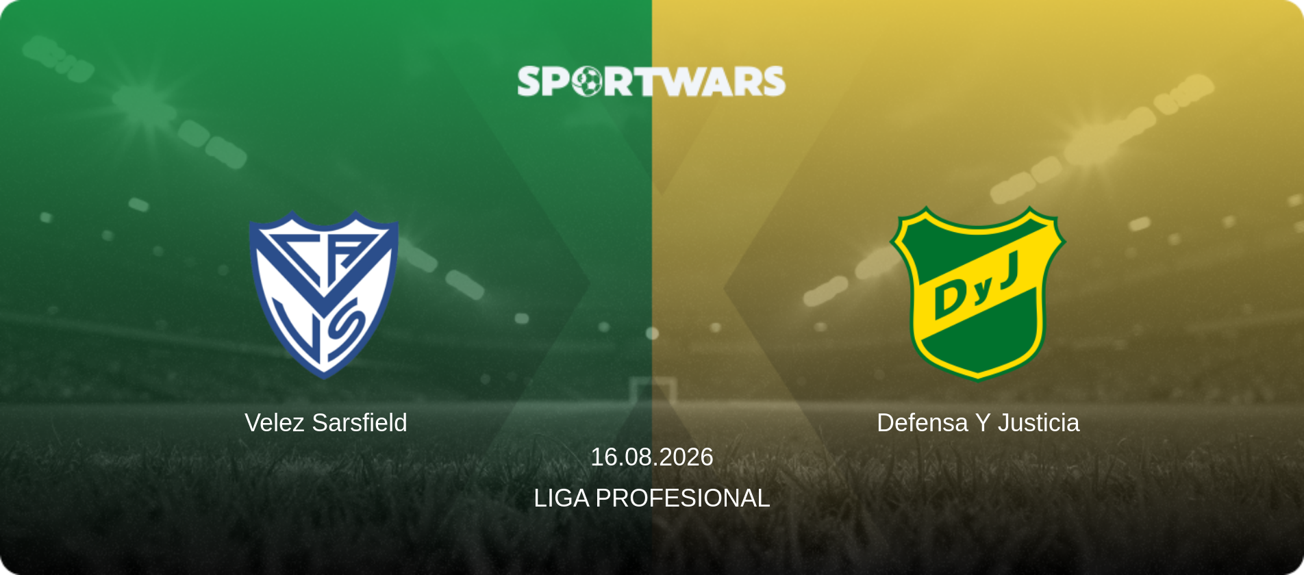 Velez Sarsfield — Defensa Y Justicia, 16.08.2026 — Liga Profesional (match preview)