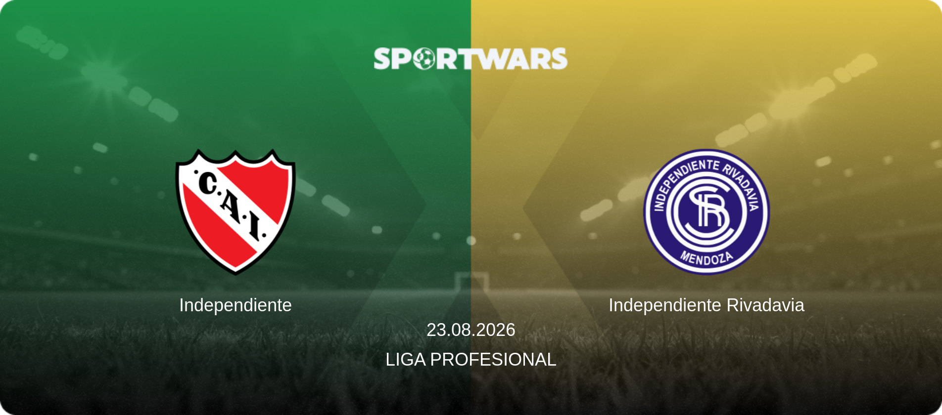 Independiente — Independiente Rivadavia, 23.08.2026 — Liga Profesional (match preview)