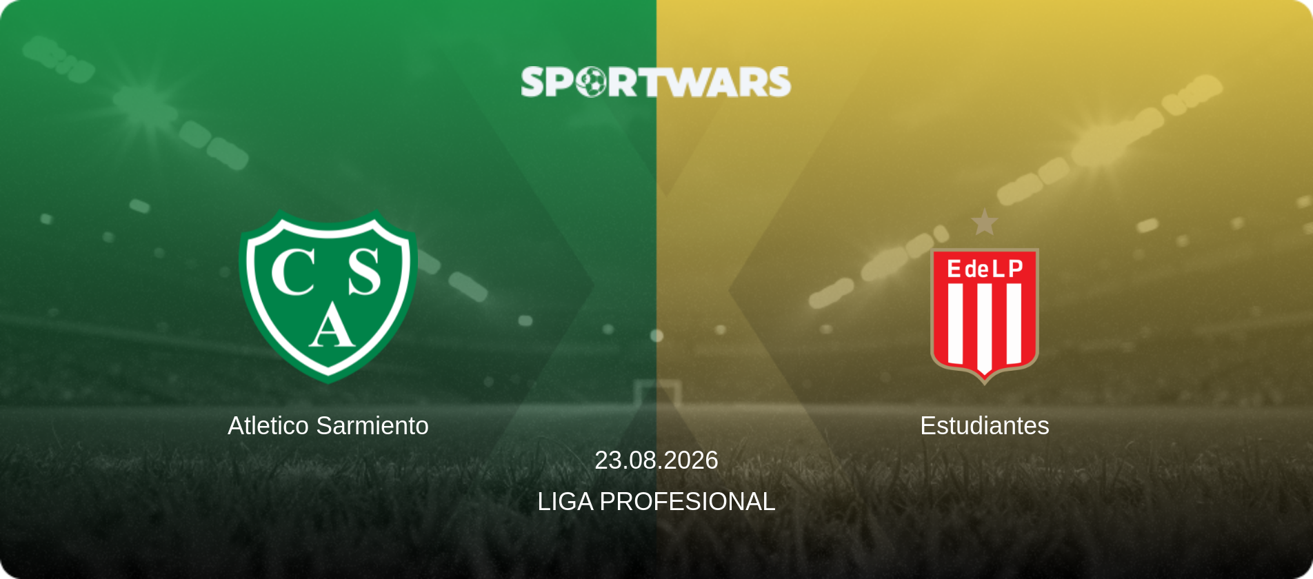 Atletico Sarmiento — Estudiantes, 23.08.2026 — Liga Profesional (match preview)