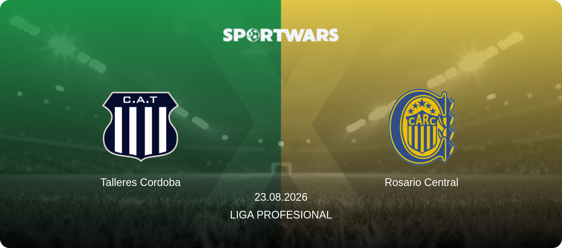 Talleres Cordoba — Rosario Central, 23.08.2026 — Liga Profesional (match preview)