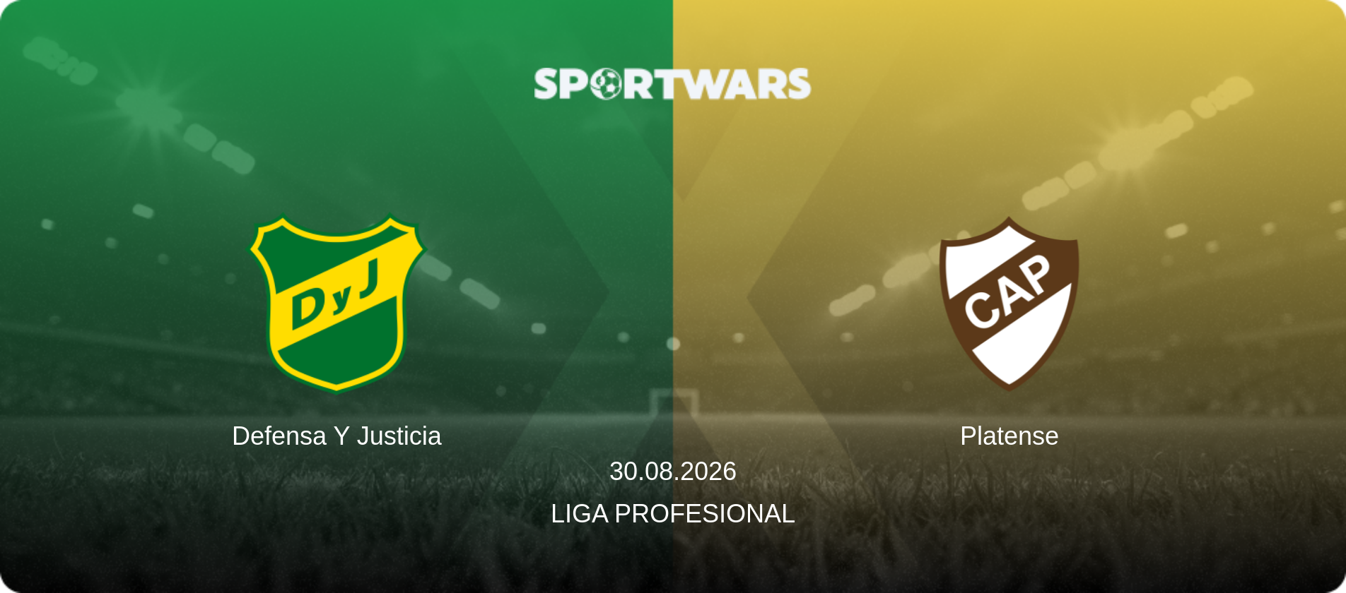 Defensa Y Justicia — Platense, 30.08.2026 — Liga Profesional (match preview)