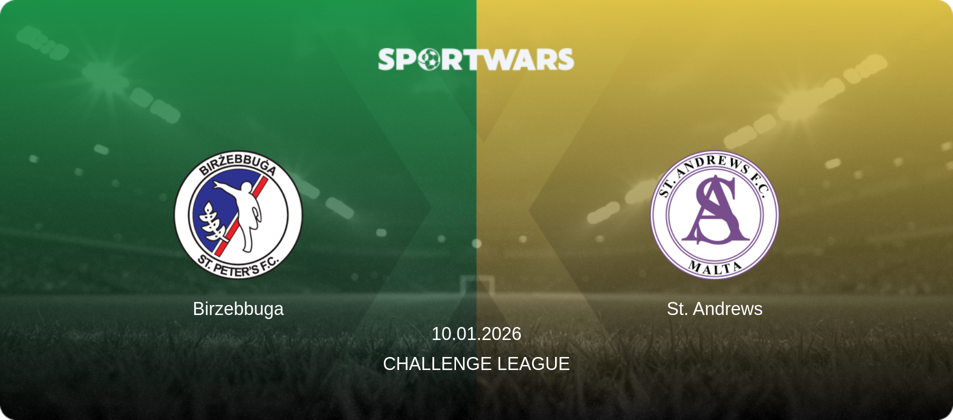 Birzebbuga — St. Andrews, 10.01.2026 — Challenge League (match preview)
