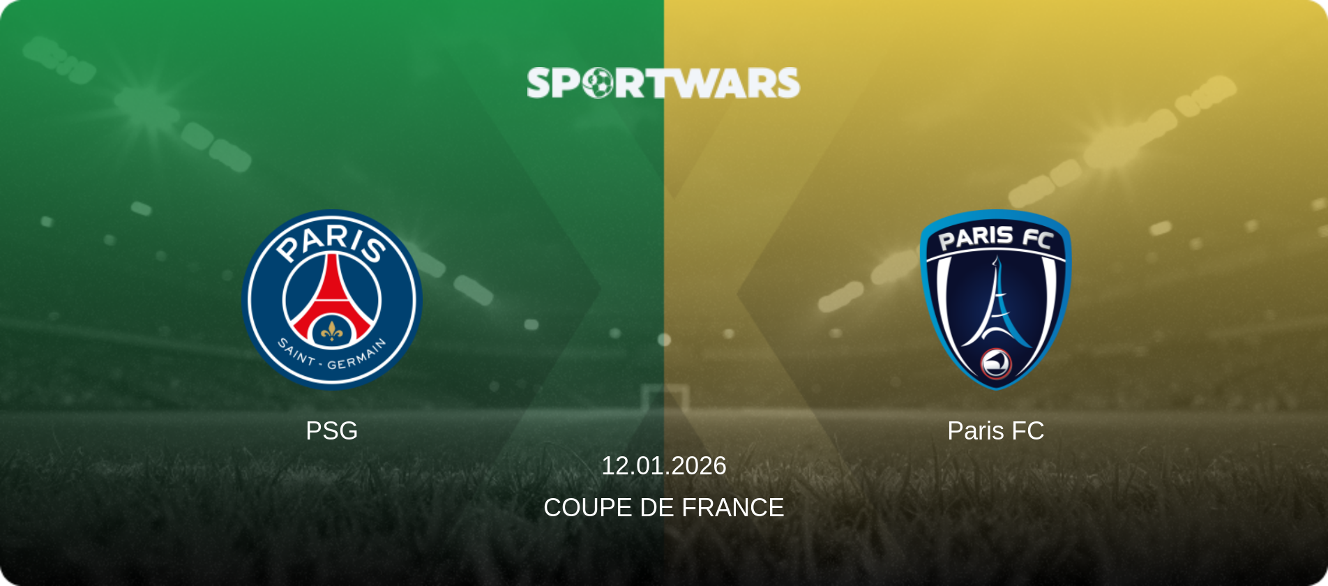 PSG — Paris FC, 12.01.2026 — Coupe de France (match preview)
