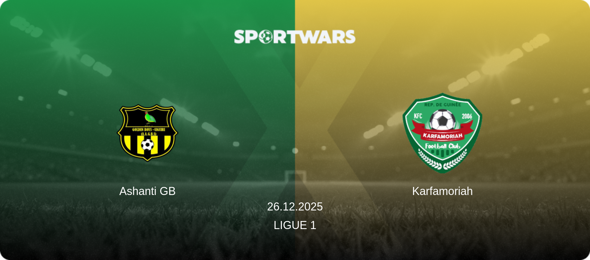 Ashanti GB — Karfamoriah, 26.12.2025 — Ligue 1 (match preview)