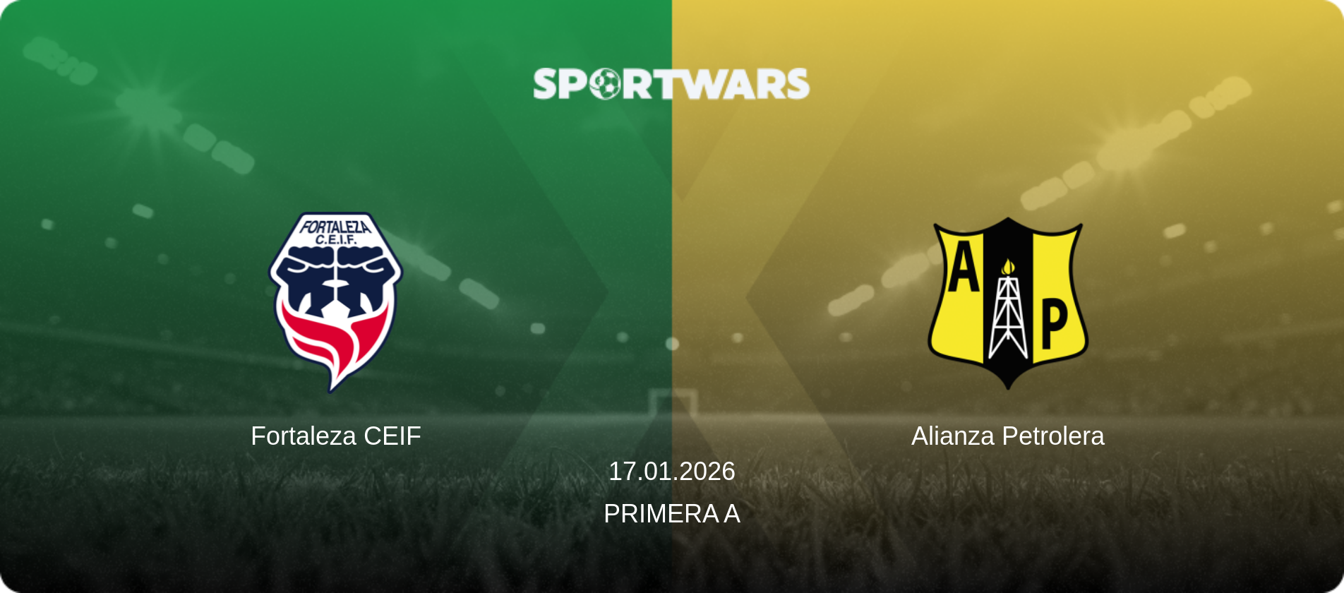 Fortaleza CEIF — Alianza Petrolera, 17.01.2026 — Primera A (match preview)