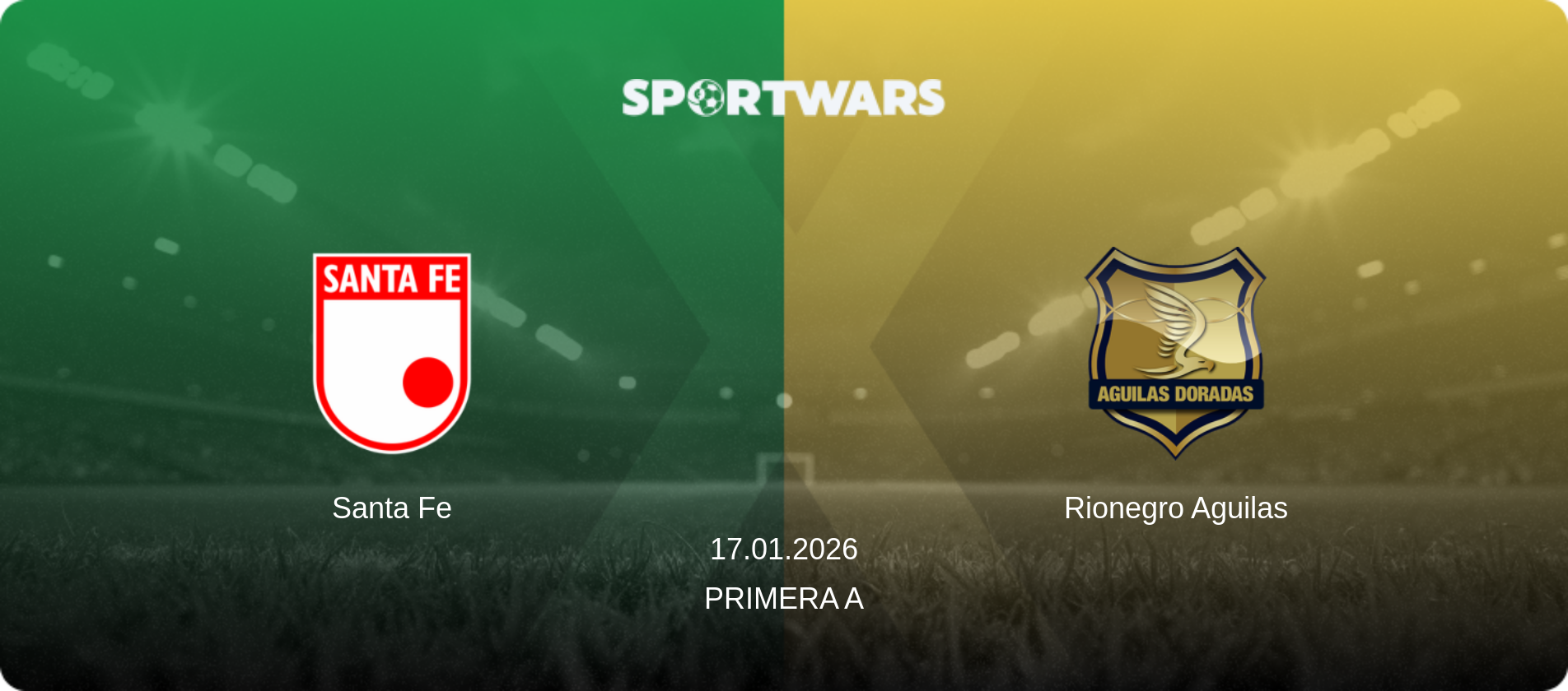 Santa Fe — Rionegro Aguilas, 17.01.2026 — Primera A (match preview)