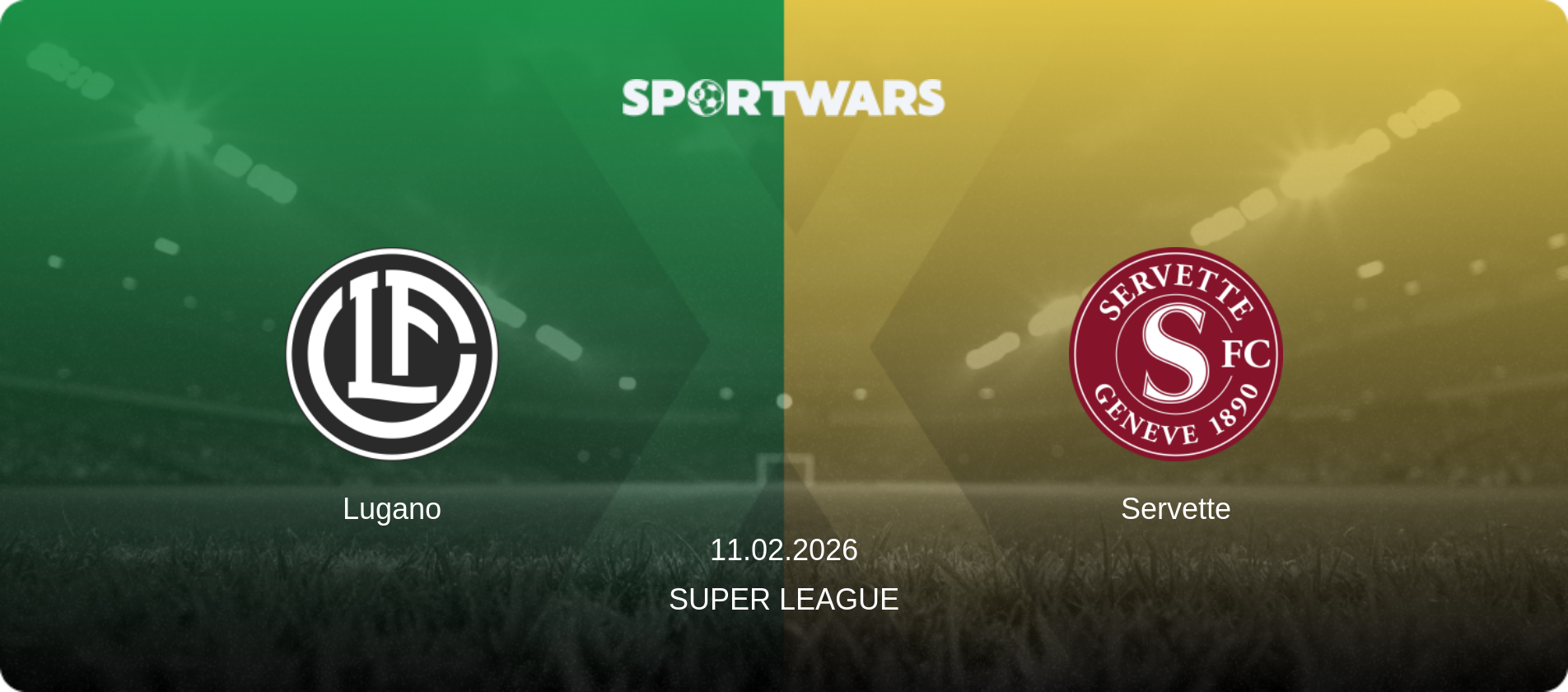 Lugano — Servette, 11.02.2026 — Super League (match preview)